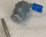 GM driver side door lock cylinder with matching flip key blade. Fully as... - £9.65 GBP