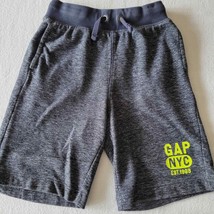 GAP Shorts Boys Black Yellow Athletic Sportswear Elastic Waist Pull-On  ... - £6.11 GBP