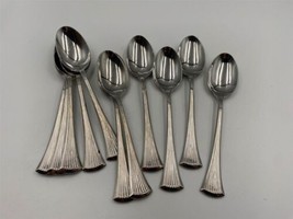 International Lyon Stainless Steel CREATION II Soup / Dessert Spoons Set... - $59.99