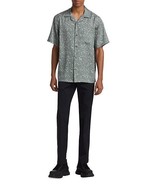 Theory Men&#39;s Noll Geo Floral Print Button Down Camp Shirt Ivory Balsam G... - $96.00 CAD