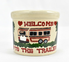 Vintage RRP Co. Roseville Pottery USA Welcome To The Trailer Planter  - £75.13 GBP