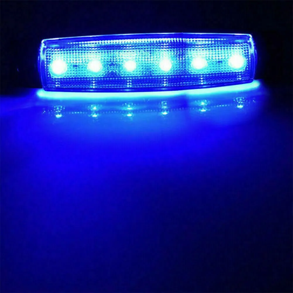 Marine Boat LED Cabin Deck Courtesy Light Stern Transom Lights Blue For Naviga - £18.13 GBP