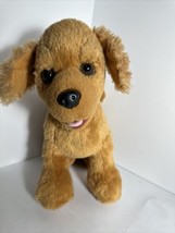 Build A Bear Red Collar Brown Golden Retriever Puppy - £14.06 GBP