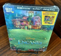 Encanto Steelbook (4K+Bluray-No Digital)Discs Unused-Free Box Shipping w/Trackin - $58.50