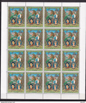 Guinea Bissau 1981 Royal wedding 6 full sheets of 16 stmp MNH CV$150 15919 - £79.13 GBP