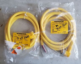 One(1) Turck WKM 56-2M Minifast Double-ended Cordset U5142 Type 1 3 4 6P - £25.92 GBP