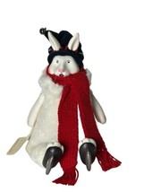 Dept 56 By Mary Lisa Chestnutt Rabbits Ice Skating Bunny Beanbag &amp; Ceramic - £31.96 GBP