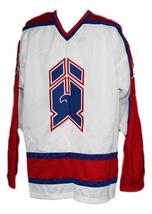 Any Name Number New Haven Nighthawks Retro Hockey Jersey Gagner White Any Size image 4