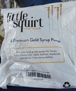 4-Pack Gold Little Squirt Syrup Pumps for Coffee Syrup Bottle, Fits 1 Li... - $19.42 CAD