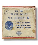Ford V-8 Brake Drum Silencer 988 For 12&quot; Drums Champ-Items NOS (b)  - £23.52 GBP