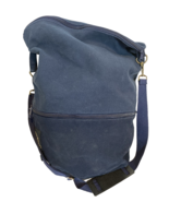 Eddie Bauer Expandable Canvas Duffle Bag, Navy Blue - $28.49
