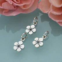  Sterling Silver Tiny Flower Charm 13x7mm - €11,37 EUR