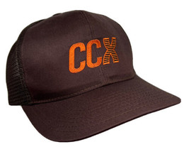 Vintage CCX Trucking Hat Cap Snap Back Brown Mesh Trucker One Size Tonkin Mens - £15.78 GBP