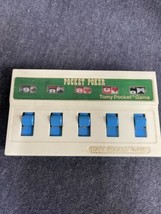 Retro Tomy Pocket Game &quot;Pocket Poker&quot; # 7038/7040 Made in Taiwan Circa 1976 - $7.92