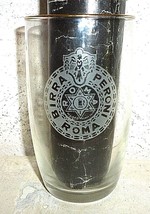 Birra Peroni Roma Italian Beer Glass - £9.65 GBP