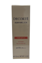 Decorte Sun Shelter Tone Up CC UV Primer SPF50 PA++++ #02 Beige  32ML/1.... - $26.72