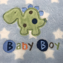 Garanimals Baby Blanket Dinosaur Stars Dino Blue Single Layer Walmart - £16.40 GBP