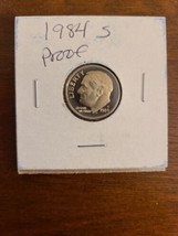 1984 S Proof Roosevelt Dime - From US Mint Proof Set - Great Shine - US 10 Cents - £2.58 GBP