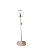 Vintage 70s Mid Century Modern MCM Tall Rattan Wicker Floor Lamp Light W... - $339.50 CAD