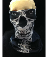 Seamless Gaiter Scarf SKELETON SKULL FACE MASK Halloween Hat Bandana Wra... - £3.78 GBP