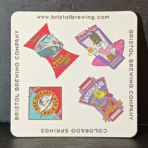 BRISTOL BREWING COMPANY BEER ALE COASTER MAT Colorado Springs COLORADO - £2.04 GBP