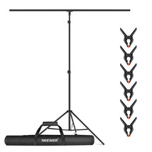 Neewer T-Shape Background Backdrop Support Stand Kit 8.5ft with 4 Spring... - £50.11 GBP