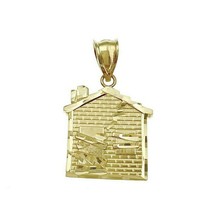 Anchor  Jesus Crucifix Pendant 10k Yellow Gold - £87.04 GBP