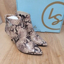 LifeStride Women&#39;s Ankle Boots Sz 5 M Snake Print Samara Booties - £28.74 GBP