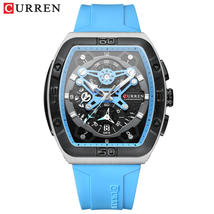 Creative Fashion Multifunctional Quartz Watches  Silicone Strap Men&#39;S Wr... - £31.99 GBP+