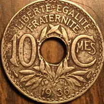 1936 France 10 Centimes République Française - £1.07 GBP