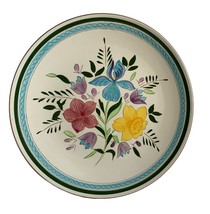 Vintage Stangl Pottery Country Garden Flowers Floral Serving Plate Platter Hand - £14.68 GBP