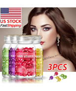 3PCS Keratin Oil Vitamin Capsule Smooth Silky Hair Repair Damage Serum H... - €28,85 EUR