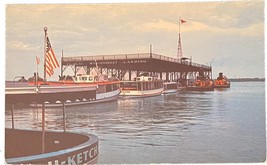 Public Steamboat Landing, Erie, PA, vintage postcard  - £7.98 GBP