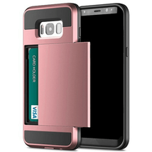 For Samsung S8 Plus Card Holding Case Rose Gold - £5.40 GBP