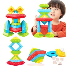 For 1 2 3 4 5 Year Old Boys Girls Toddlers Preschool 30Pcs Building Blocks Learn - £14.87 GBP