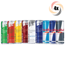 4x Cans Red Bull Variety Flavor Energy Drinks 12oz ( Mix & Match Flavors! ) - £19.49 GBP