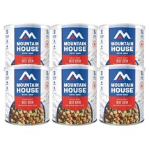 FREEZE DRIED FOOD MOUNTAIN HOUSE MEALS BULK BEEF STEW FOR CAMPING EMERGE... - $330.99