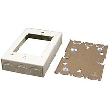legrand WIREMOLD Metal Raceway, Extending Power, On-Wall, Outlet Box, Iv... - $9.95