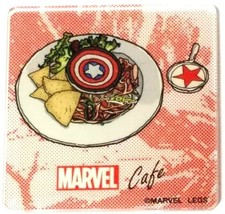 Marvel Cafe Menu Captain America American Tomato Pasta Inspired Fridge Magnet - £6.32 GBP