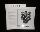 Joe Public 1994 &quot;Easy Come, Easy Go&quot; Album Original Press Kit - No Folder - $15.00