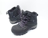 Merrell Whiteout 8 Waterproof Black Purple Womens Size 8.5 Opti-Warm Boots - $44.99