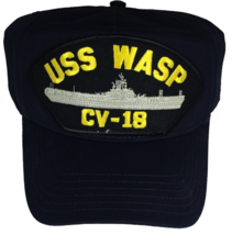 Uss Wasp CV-18 Hat Cap Usn Navy Ship Essex Class Aircraft Carrier Wwii Gemini - £18.47 GBP