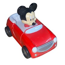 Disney Mickey Mouse Red Roadster Racer 3 Long Diecast Vehicle 2016 Mattel - $5.00