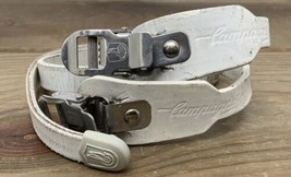 Vintage Campagnolo Toe Clip Straps C-Record Campy Shield Logo End Button... - $143.54