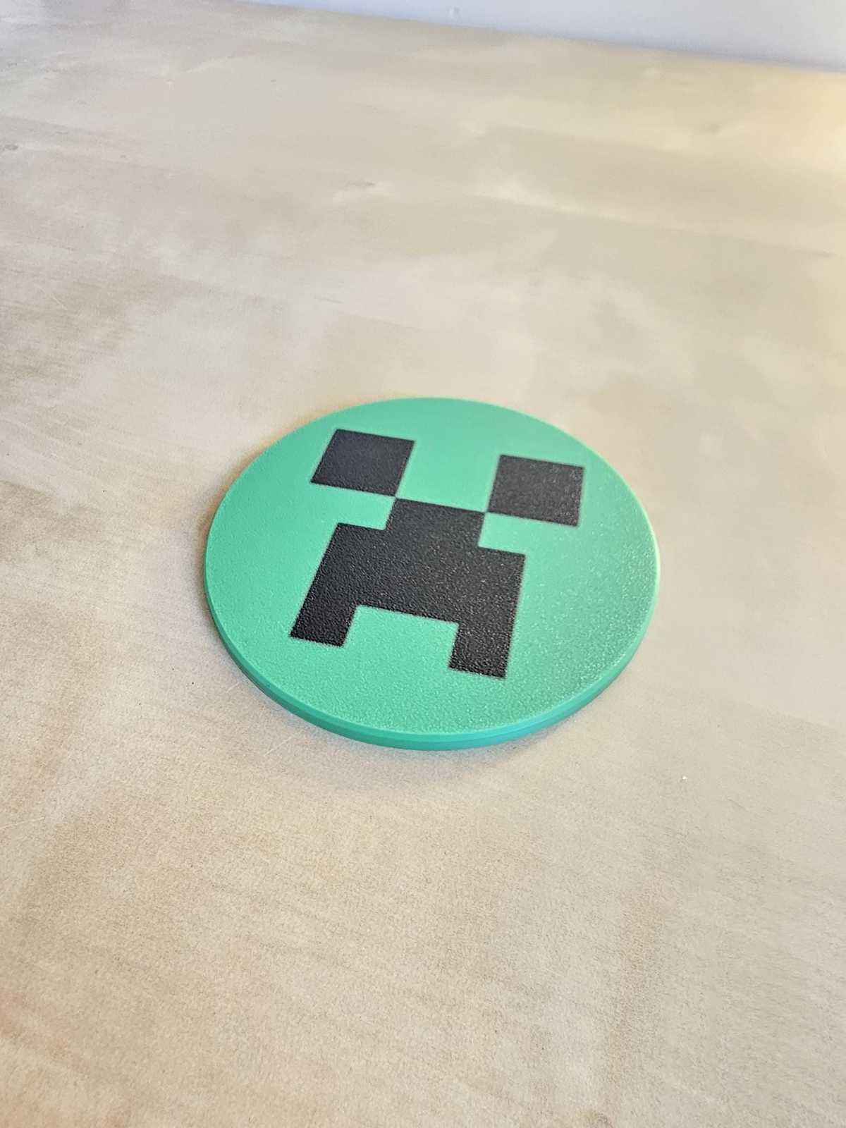 Minecraft Creeper Coaster - $2.85