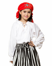 Girl Pirate Blouse , High quality hand crafted, one by one, very COOL!!!  - £47.91 GBP