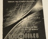 X-Files Vintage Tv Guide Print Ad David Duchovny Gillian Anderson TPA15 - $5.93