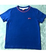 EUC Boys Youth Slazenger Blue T-Shirt Size 7-8 Yrs - £7.07 GBP