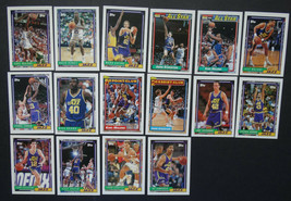 1992-93 Topps Utah Jazz Team Set Of 16 Basketball Cards - £6.39 GBP