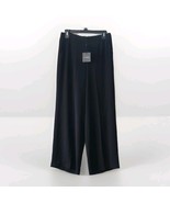 NWT St. John Caviar Black Fashion Fit Dress Pants Sz S MSRP $695 Elastic... - $129.99